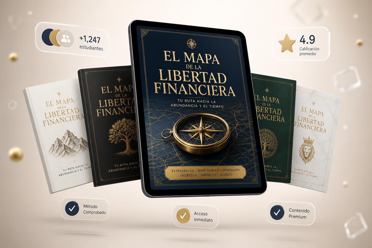 El mapa visual del sistema: ebook digital y métricas en tiempo real sobre tu pantalla.
